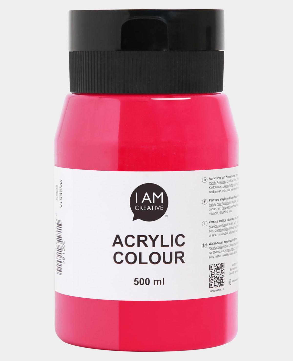 Peinture acrylique, magenta, 500 ml