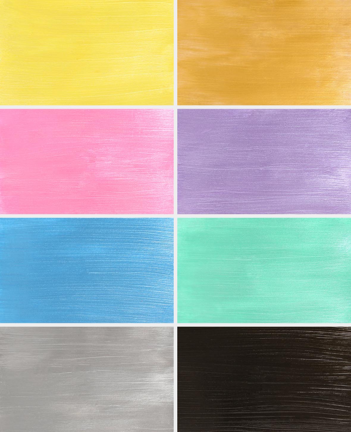 Set d'acrylique métallique, 8 x 22 ml