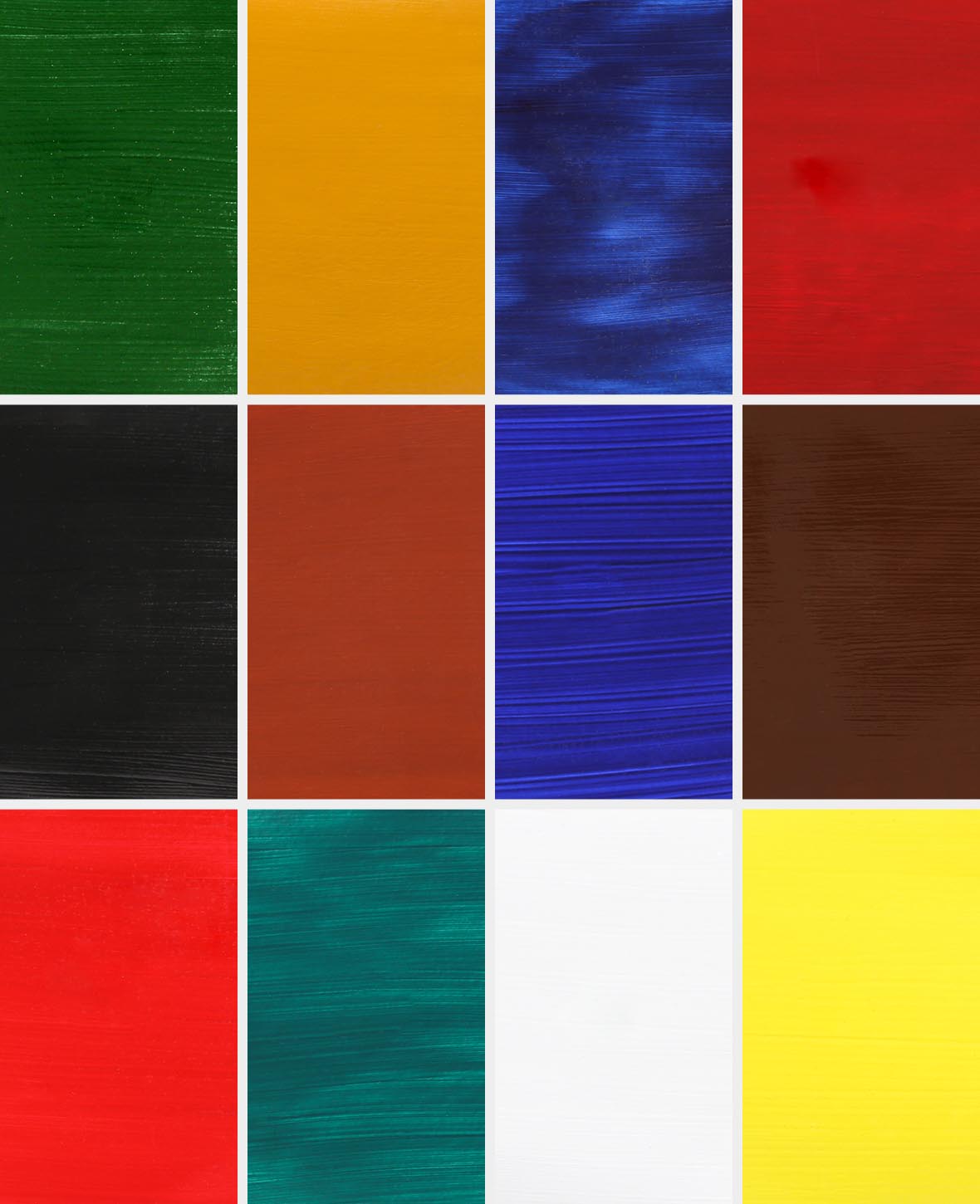 Set d'acrylique basique, 12 x 12 ml