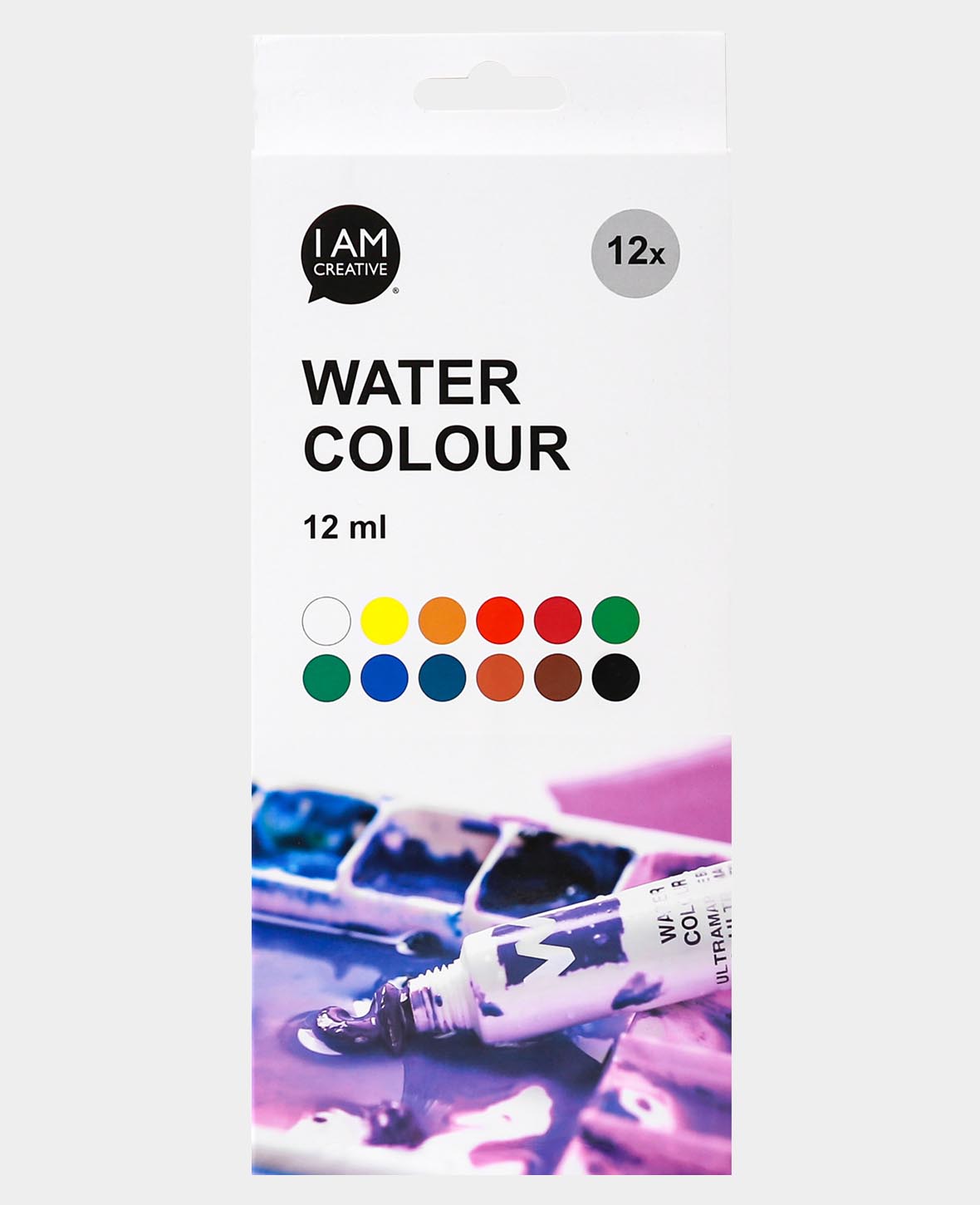 Watercolor Set Basic, 12 x 12 ml