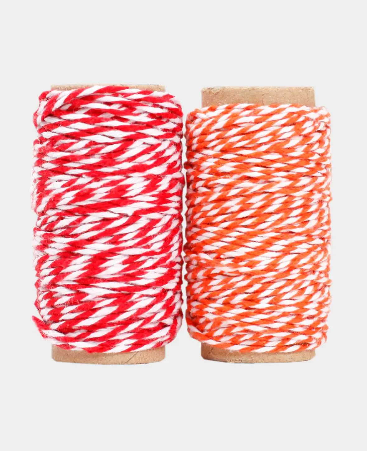 Bakers Twine, Rot & Orange, 2mm x 10 m, 2 Stück