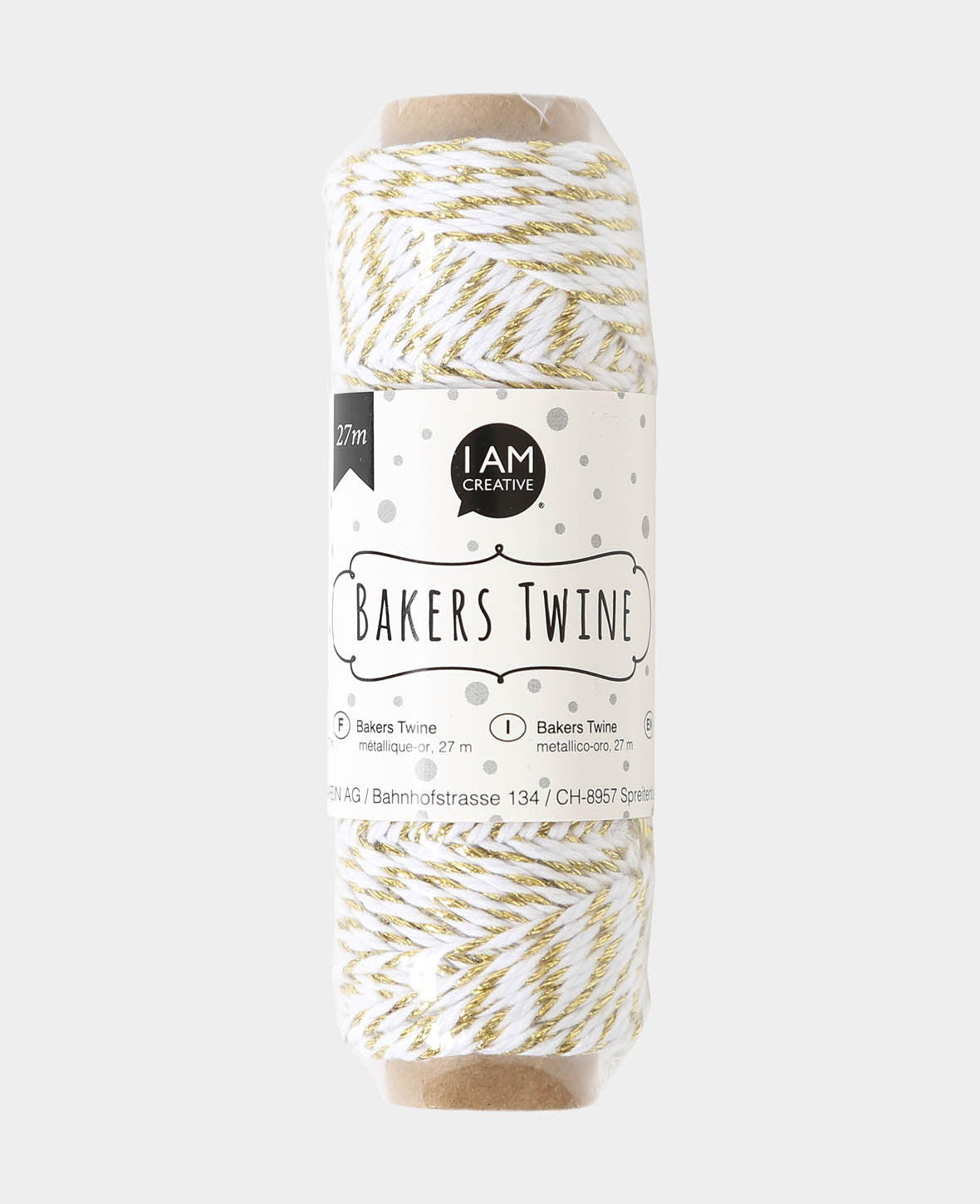 Bakers Twine, metallic-gold