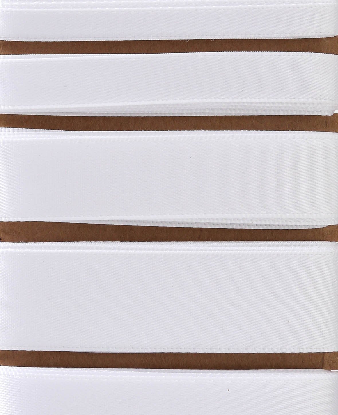 Satinband 6 x 2 m, weiss
