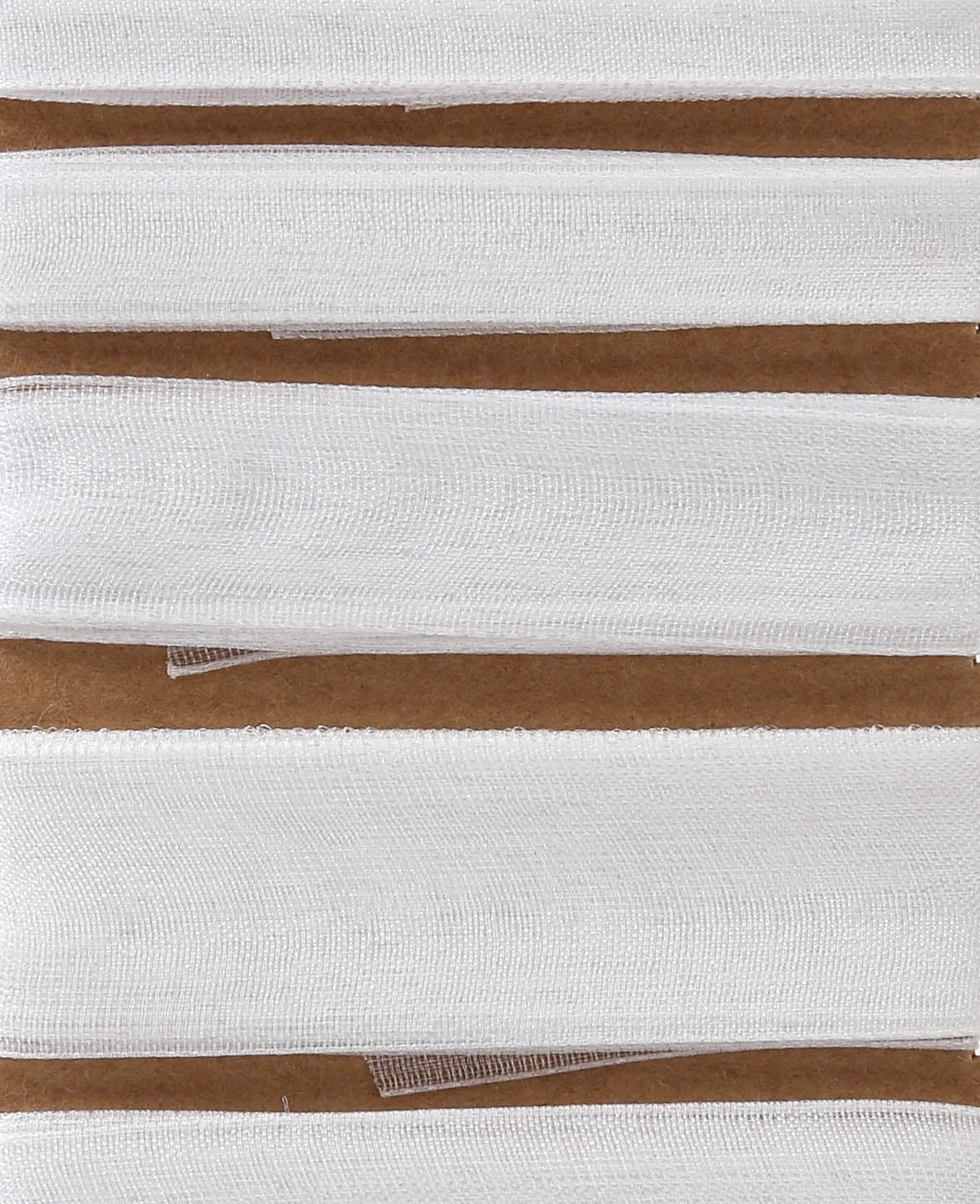 Organzaband 6 x 2 m, weiss