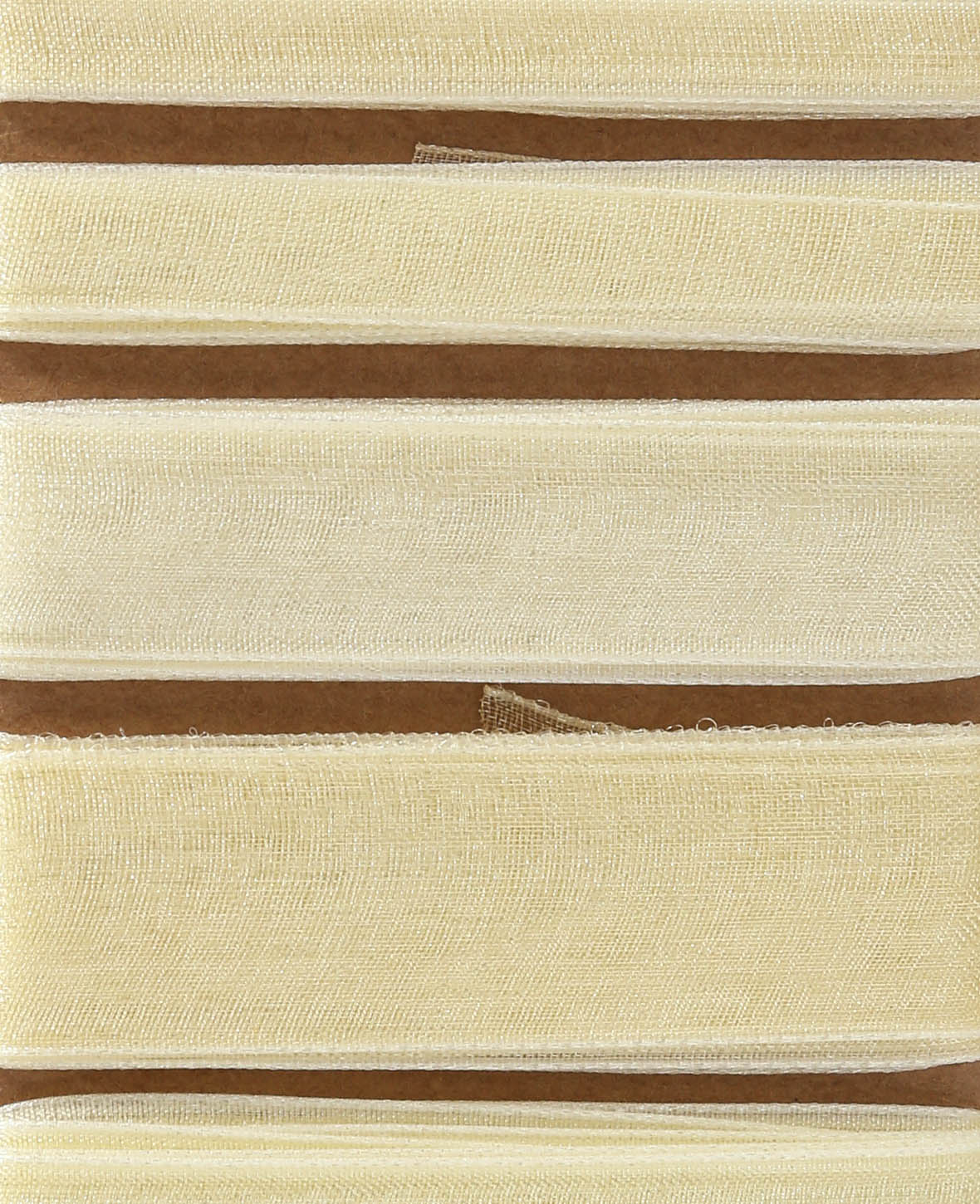 Organzaband 6 x 2 m, creme