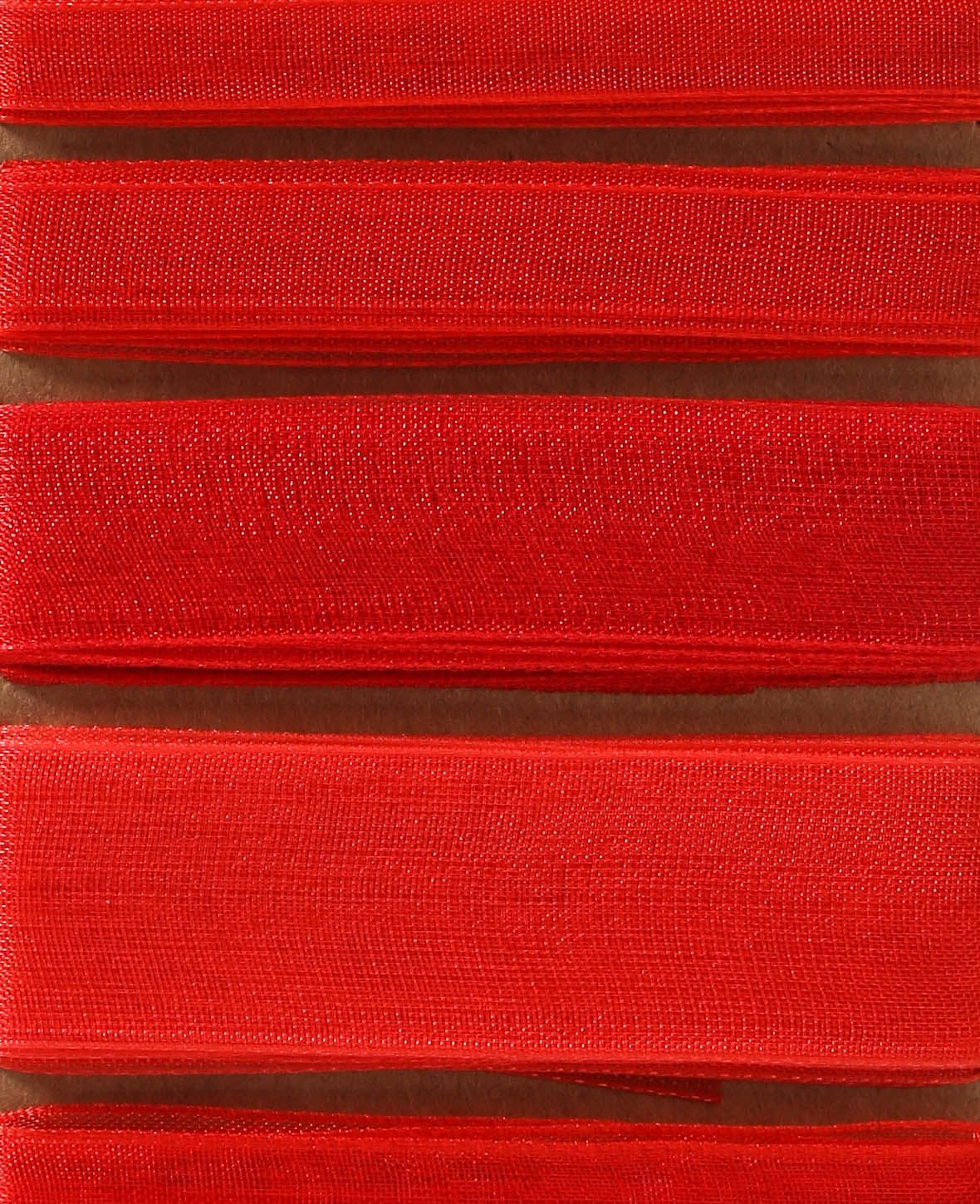 Organzaband 6 x 2 m, rot