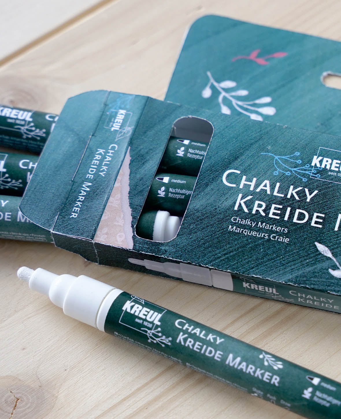KREUL Chalky Chalk Marker medium Winter Set of 4