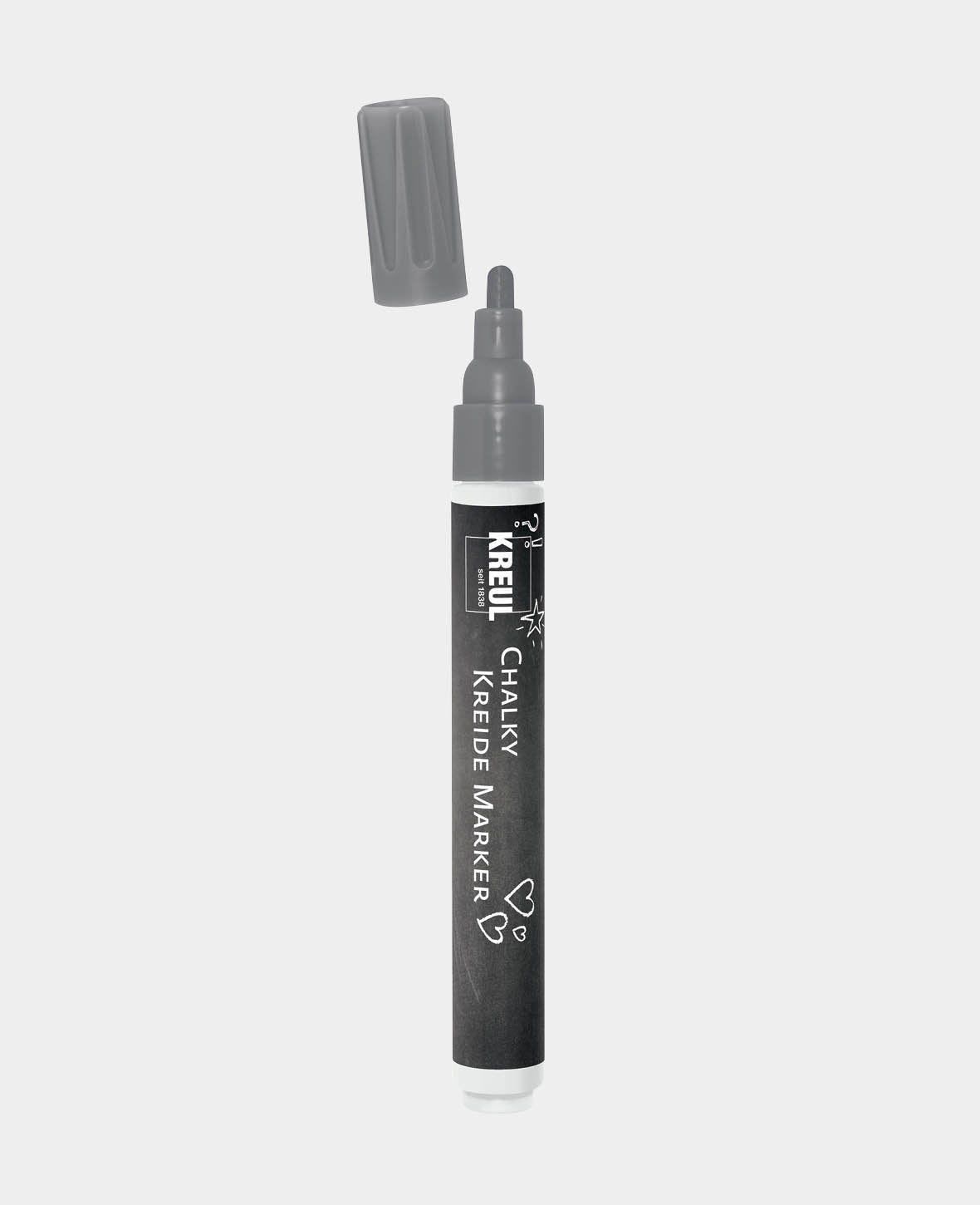 KREUL Chalky Chalk Marker Medium Volcanic Gray