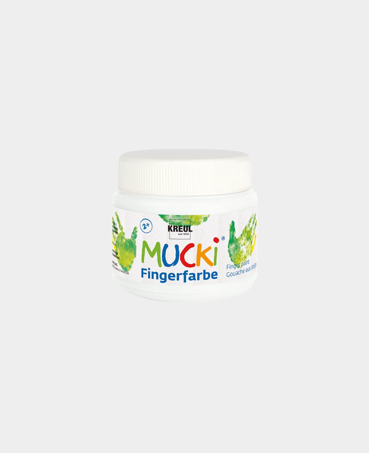 Peinture au doigt MUCKI Blanc 150 ml