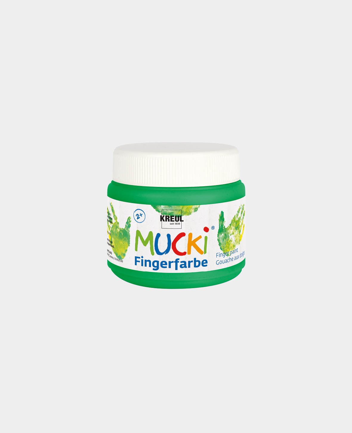 MUCKI Peinture au doigt verte 150 ml