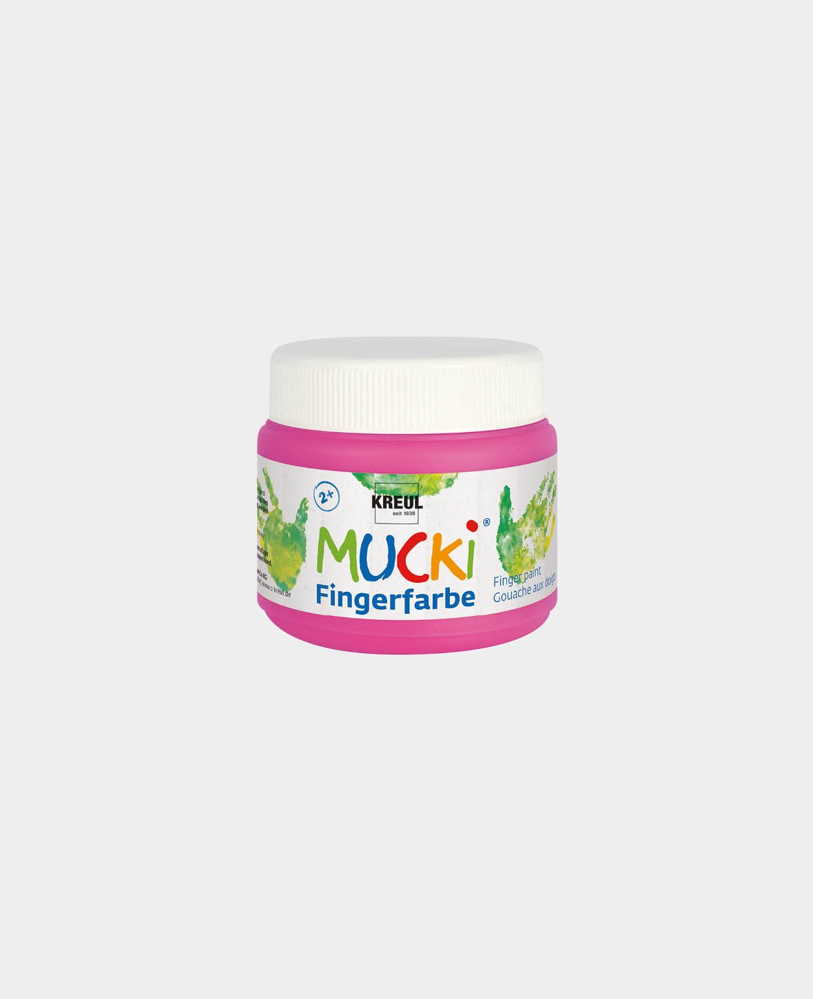 Peinture au doigt MUCKI rose criard 150 ml