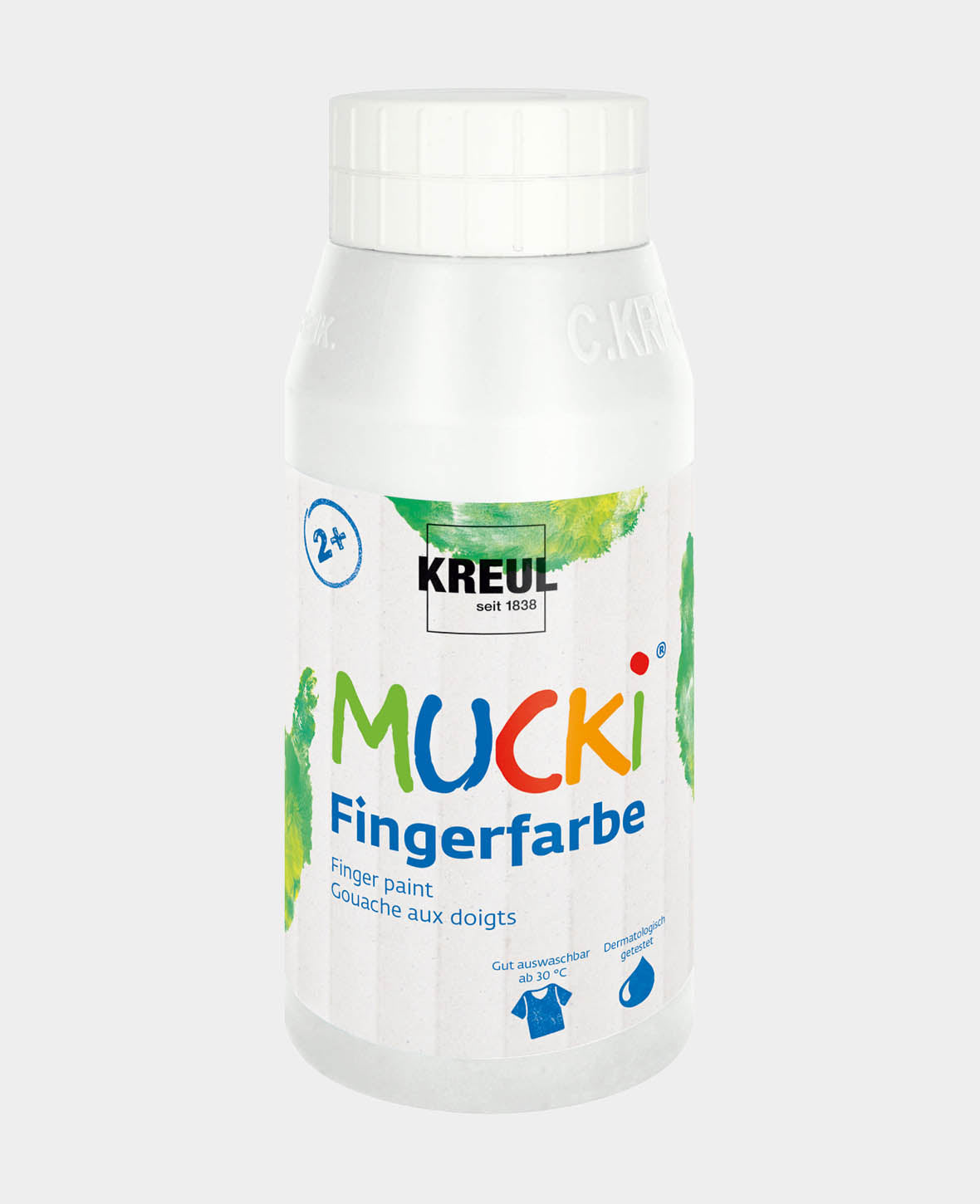 Peinture au doigt MUCKI Blanc 750 ml