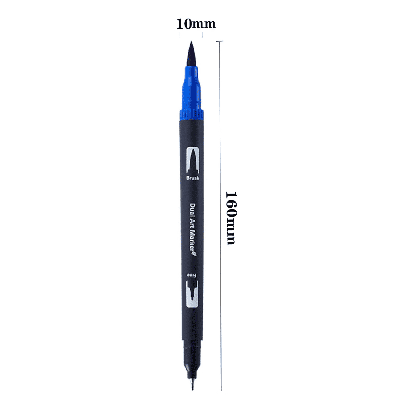Artist Dual Tip Brush Pens, Set of 48