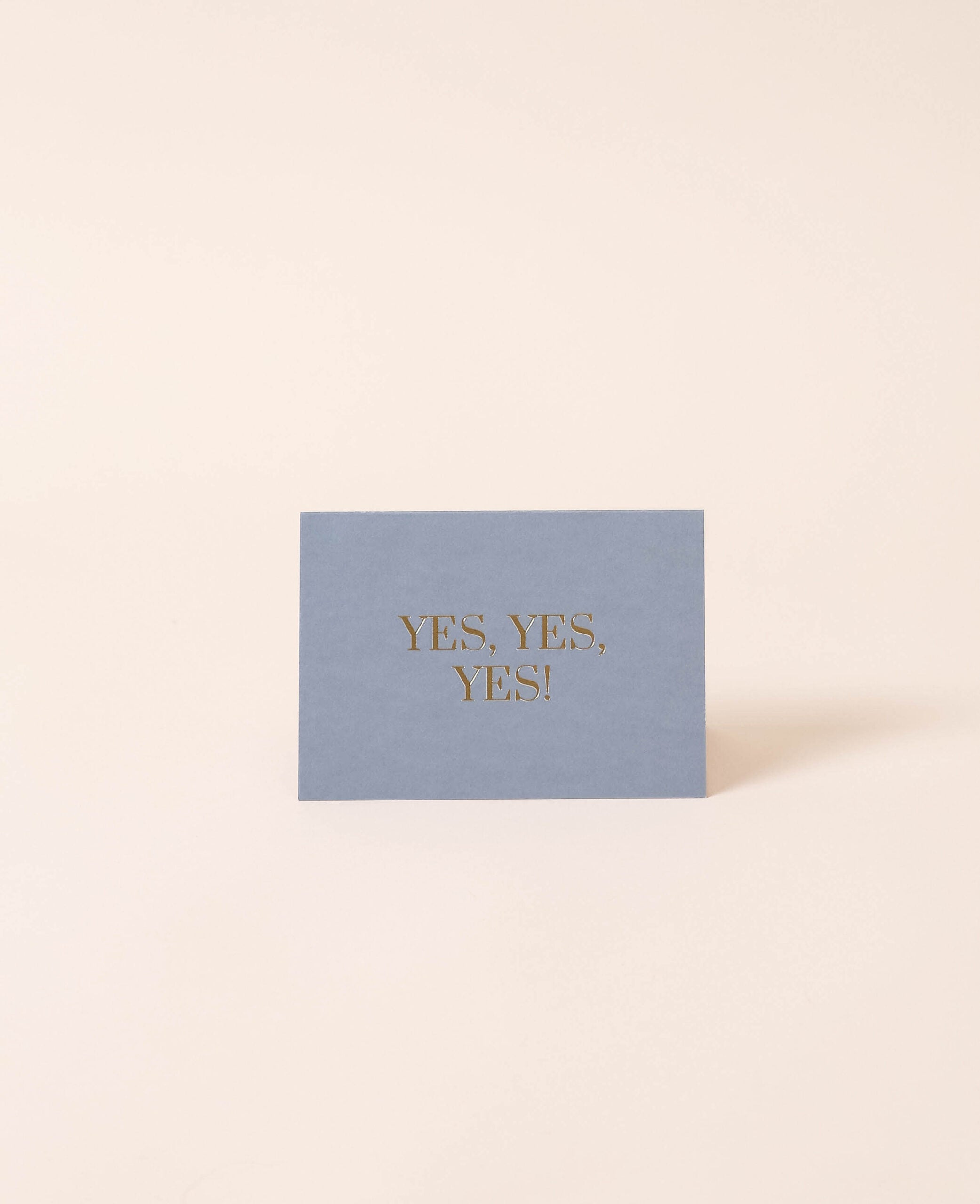 Blue folded card, YES YES YES!