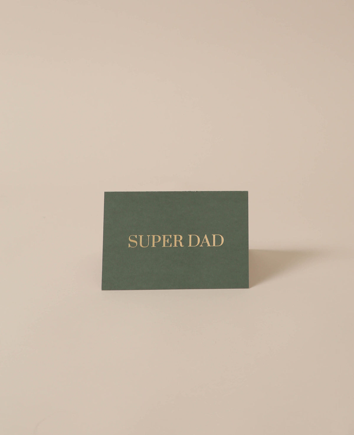 Green folding card, SUPER DAD