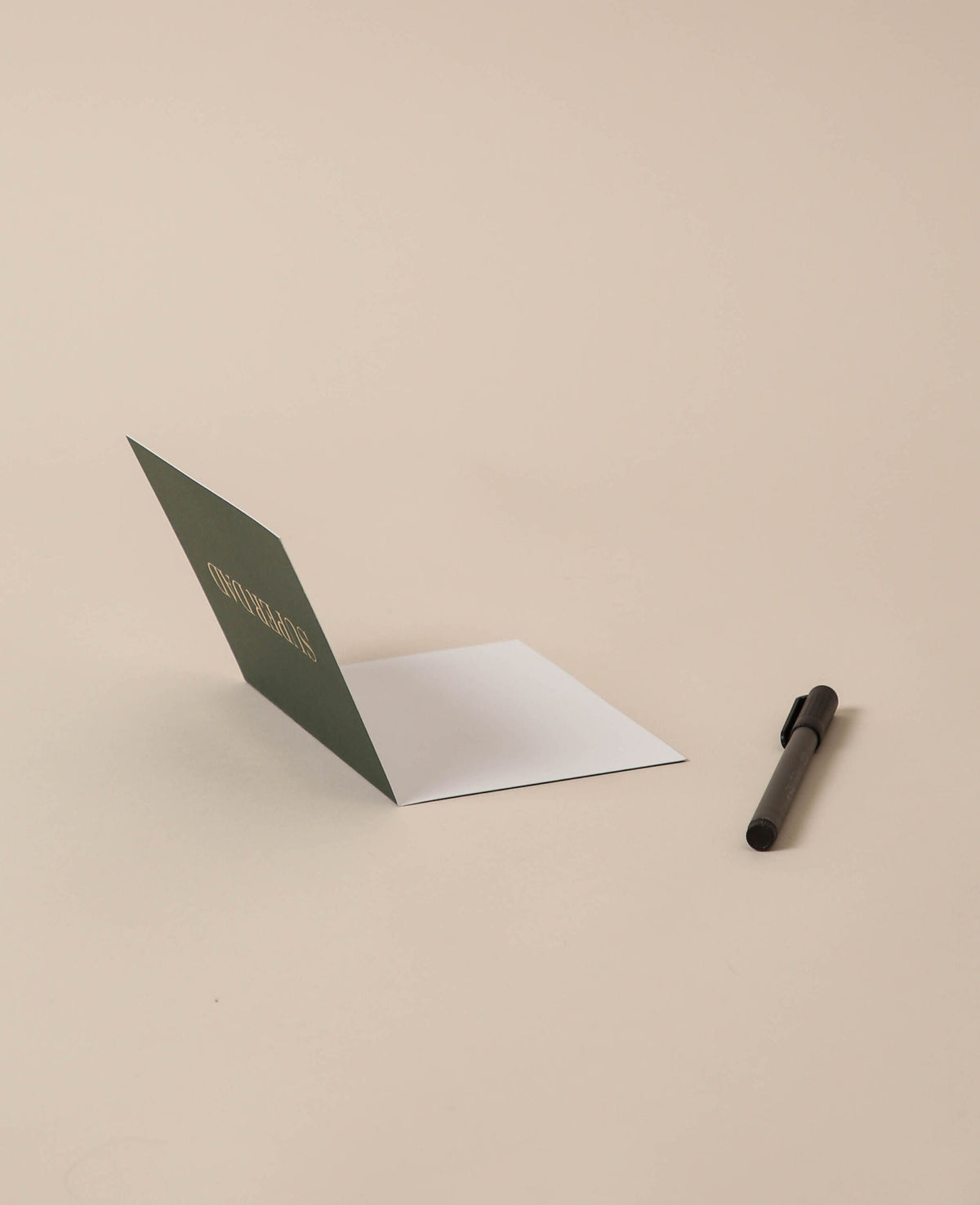 Green folding card, SUPER DAD