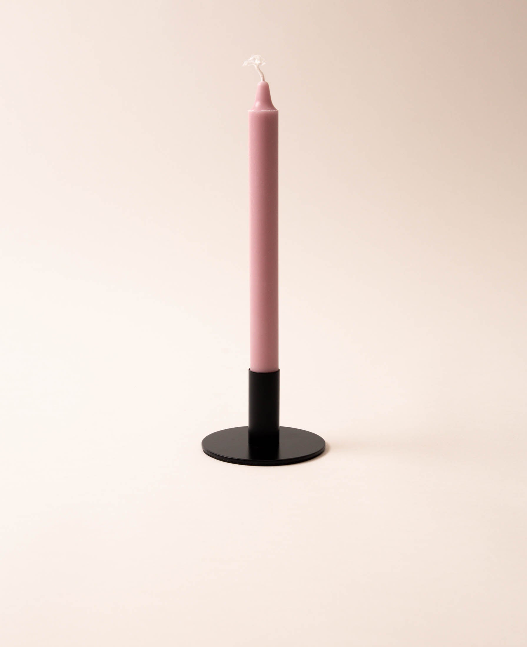 4er Set Stabkerzen / Tafelkerzen, Rosa, H 25 cm x Ø 2.2 cm