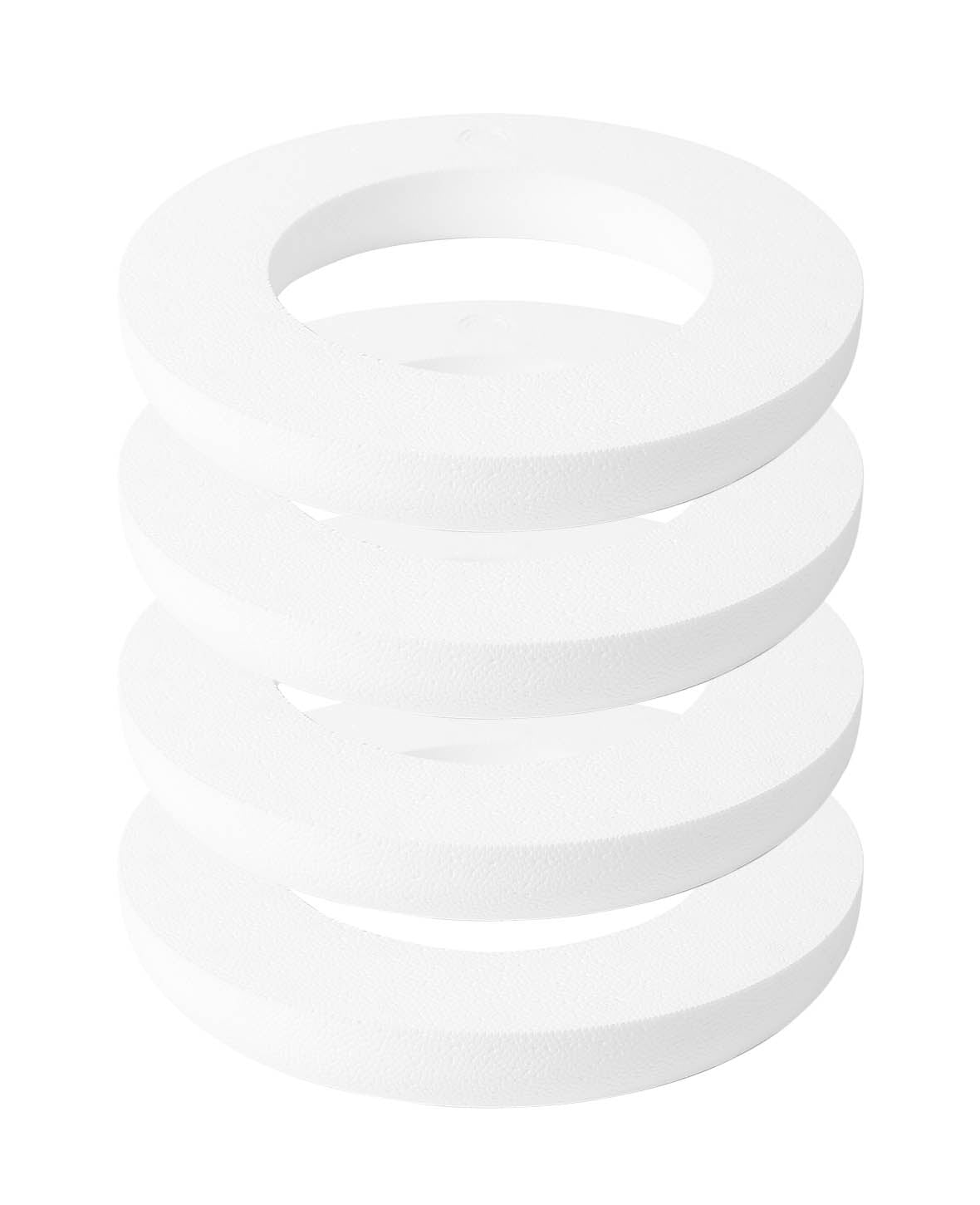 Styroporring halb, Weiss, ø 25 cm, 4 Stk.