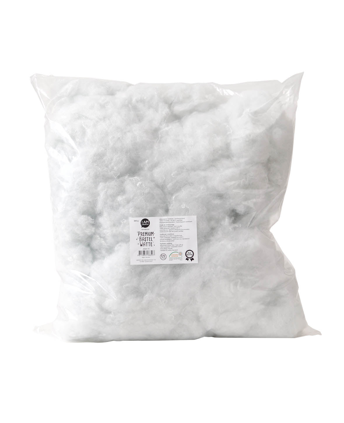 Premium Bastelwatte, 500g