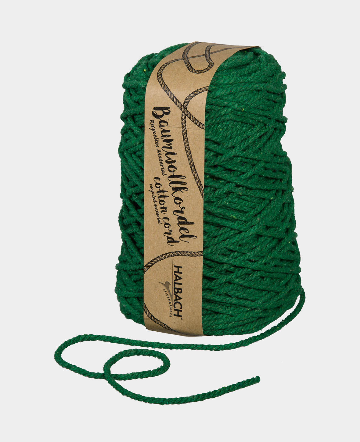 Cotton cord ø 5 mm / approx. 80 m, green