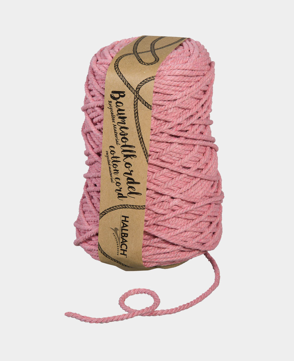Baumwollkordel ø 5 mm / ca. 80 m, rosa