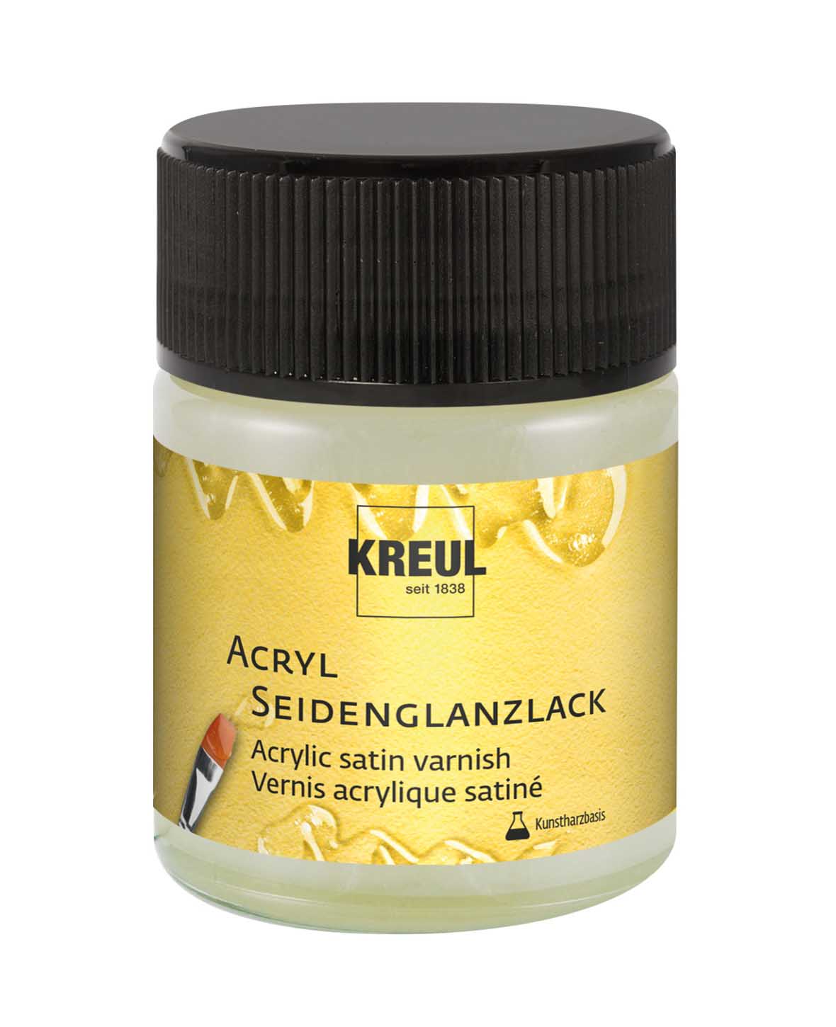 KREUL Acrylic Silk Matt Varnish transparent synthetic resin based 50 ml
