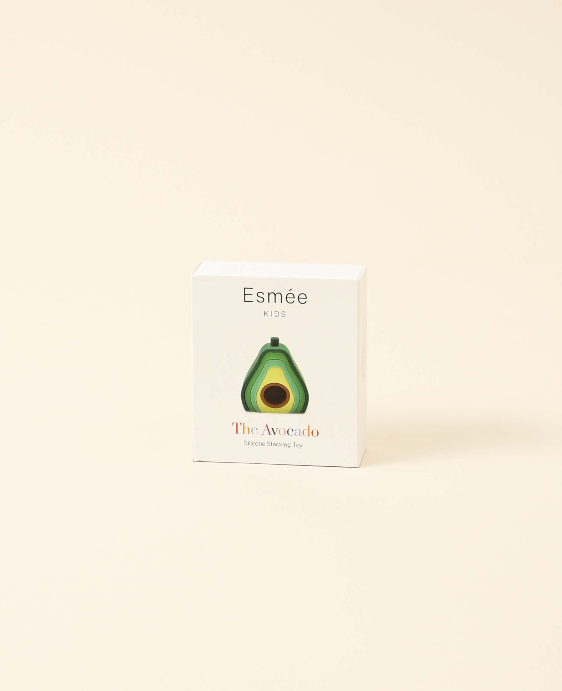 Jouet d'empilage en silicone, Avocat