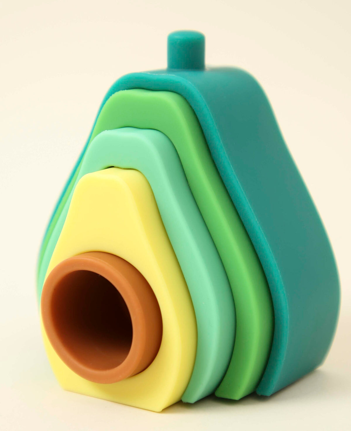 Jouet d'empilage en silicone, Avocat