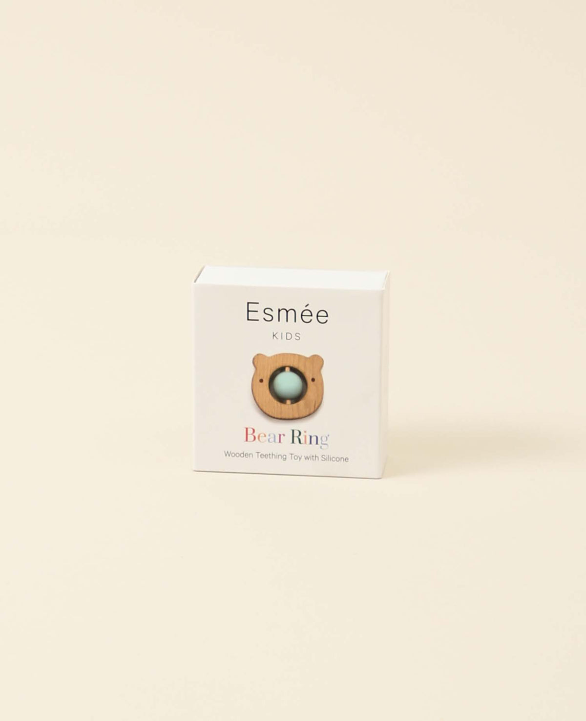 Hochet pour enfant, ours, menthe