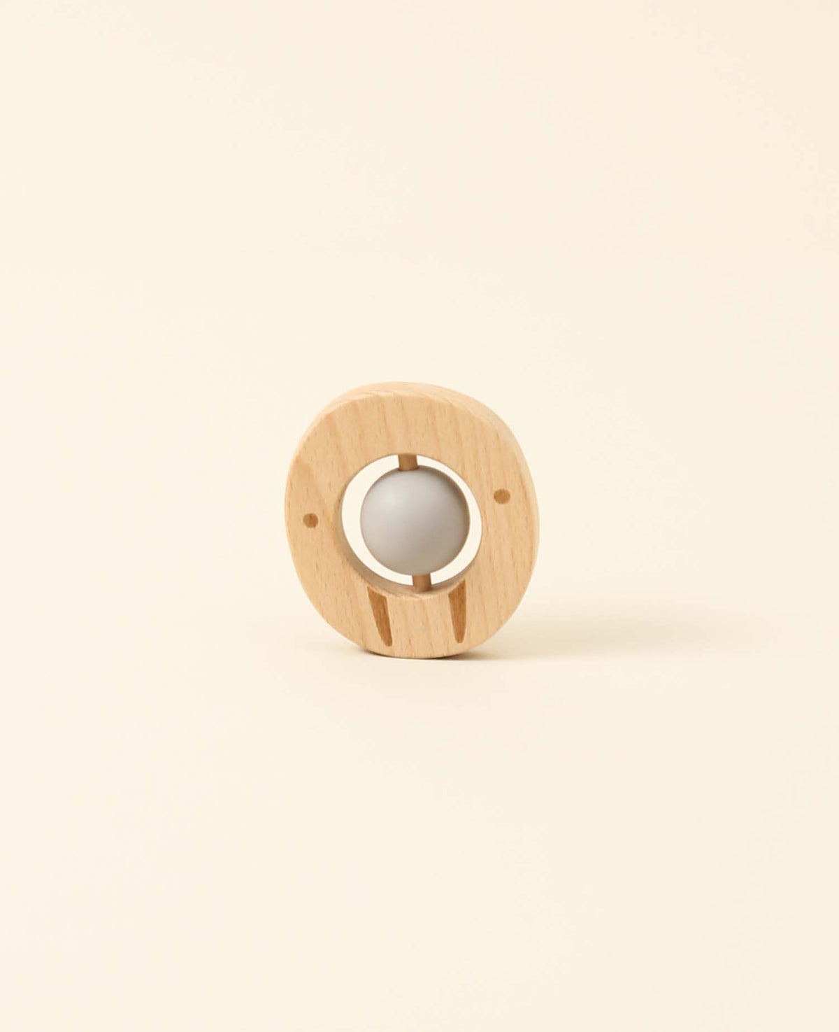 Children's Rattle, Monster, grey