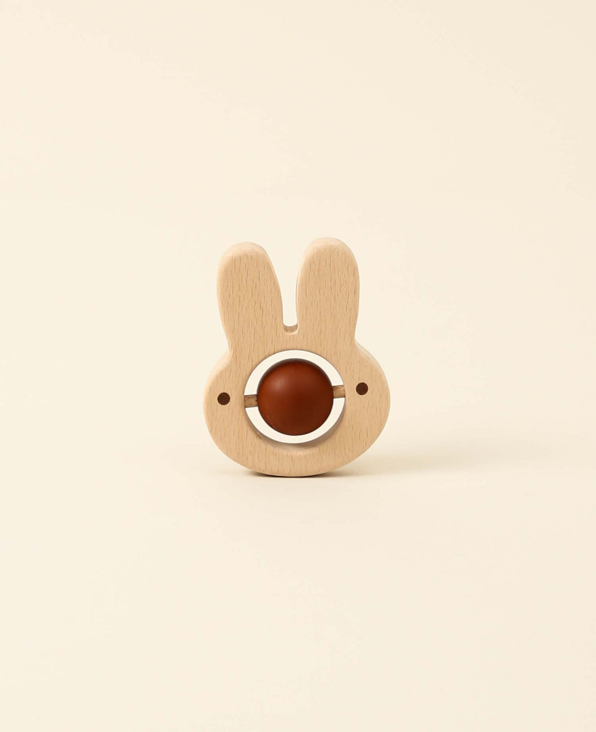 Children's Rattle, Rabbit, Rust