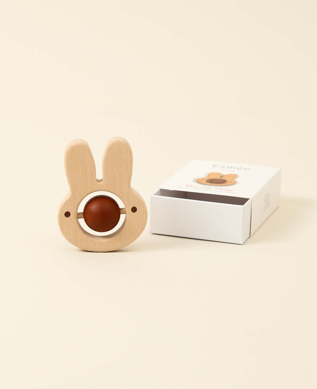 Children's Rattle, Rabbit, Rust