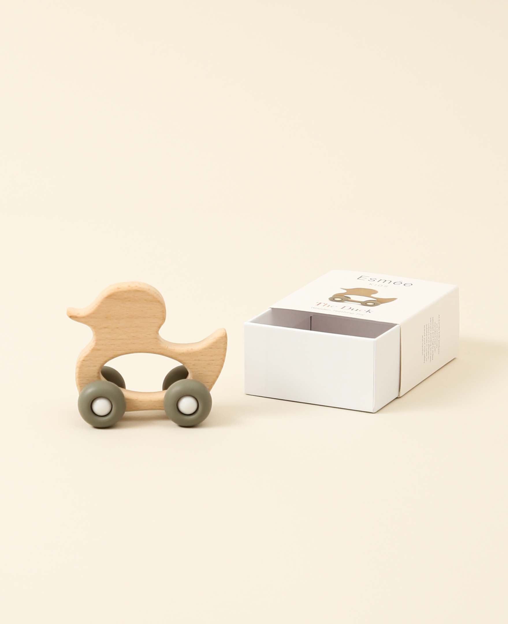 Canard en bois, taupe