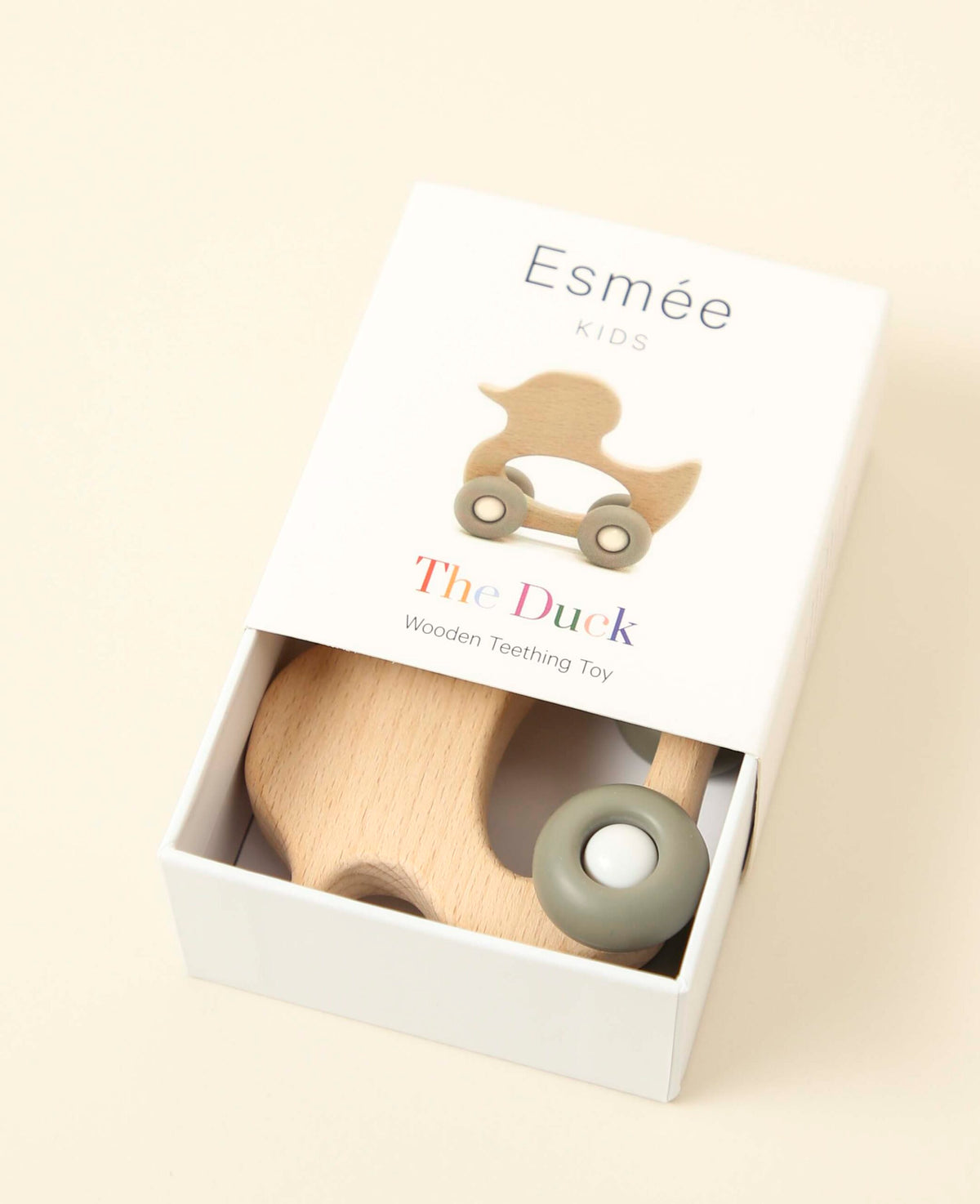 Canard en bois, taupe