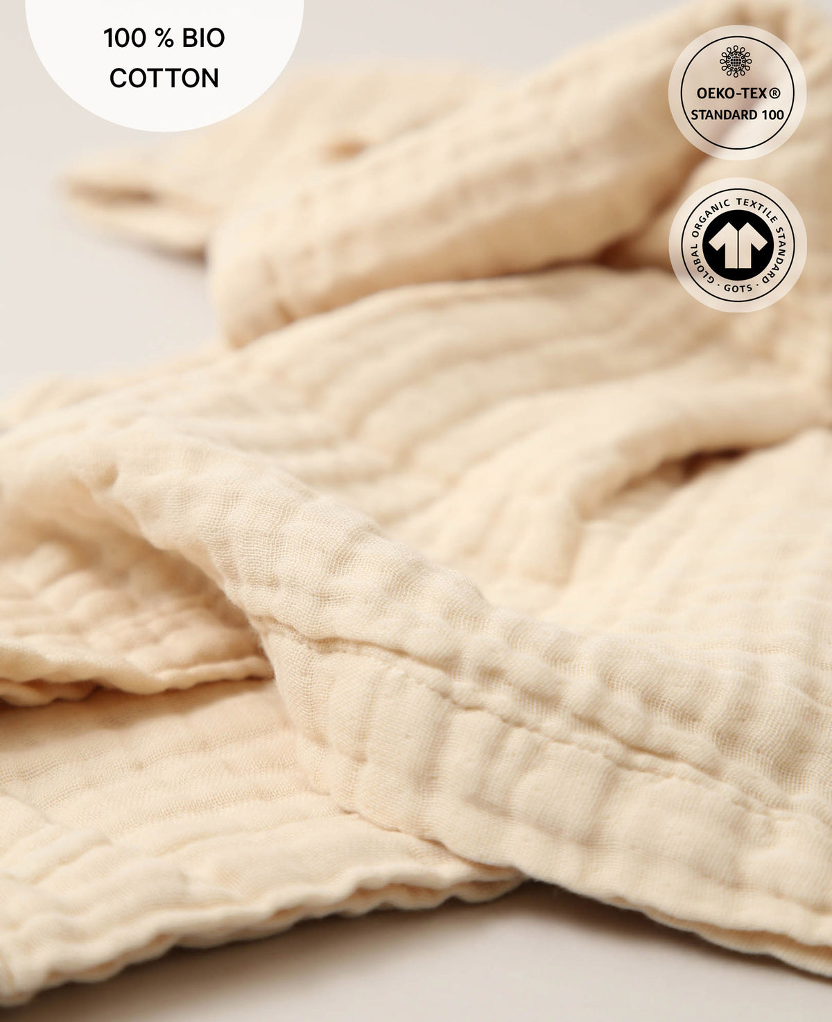 Lilo Kids' Poncho, 1-2, Vanilla