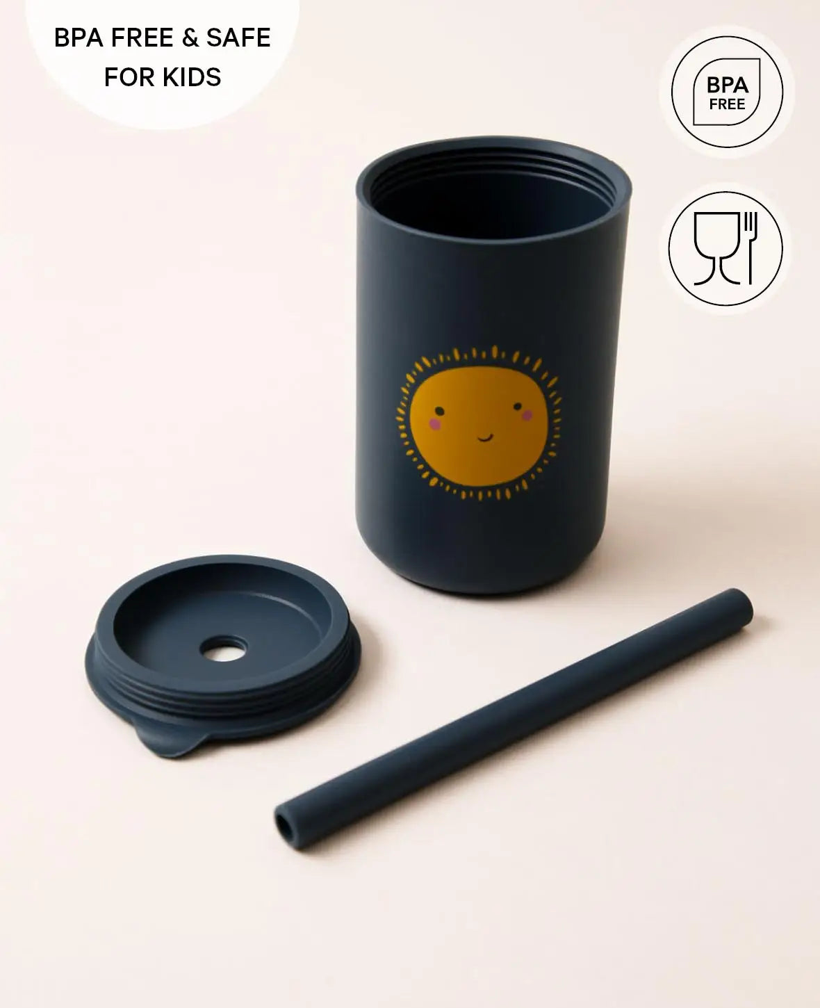 Children's Drinking Cup, Soleil, blue