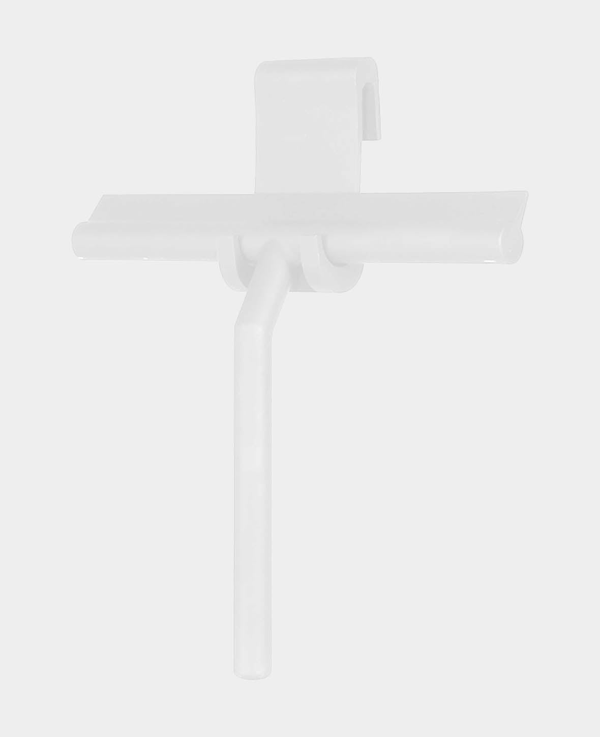 Raclette de douche en silicone, blanche