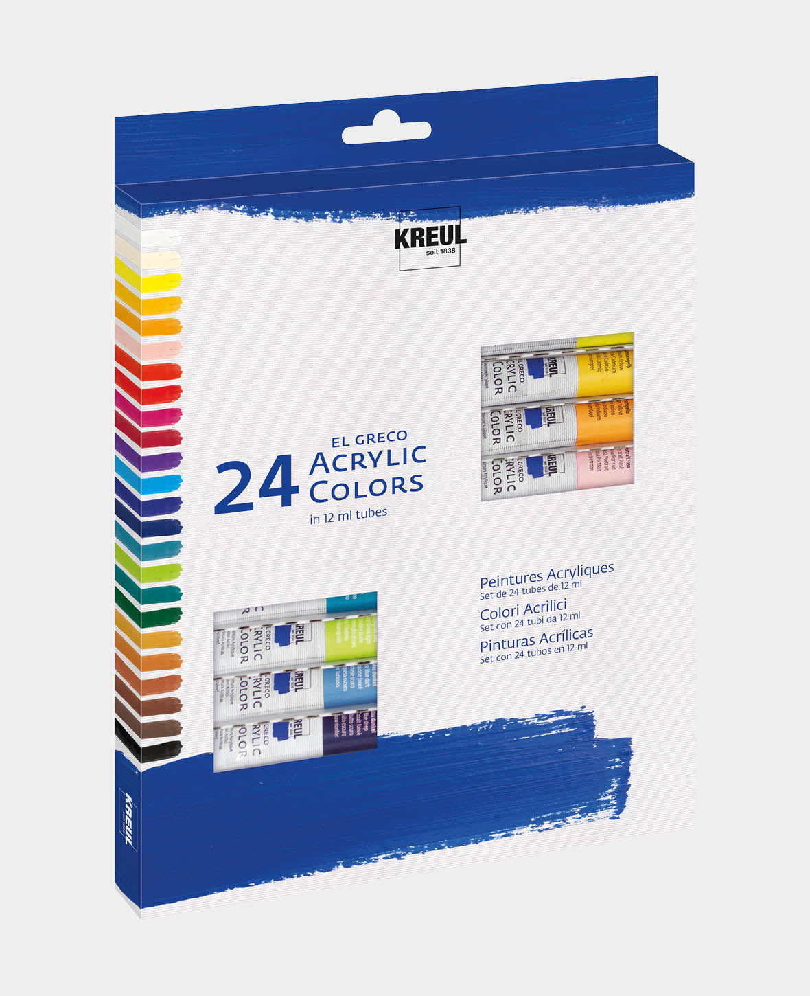 KREUL el Greco Acrylic Set 24 x 12 ml Tubes