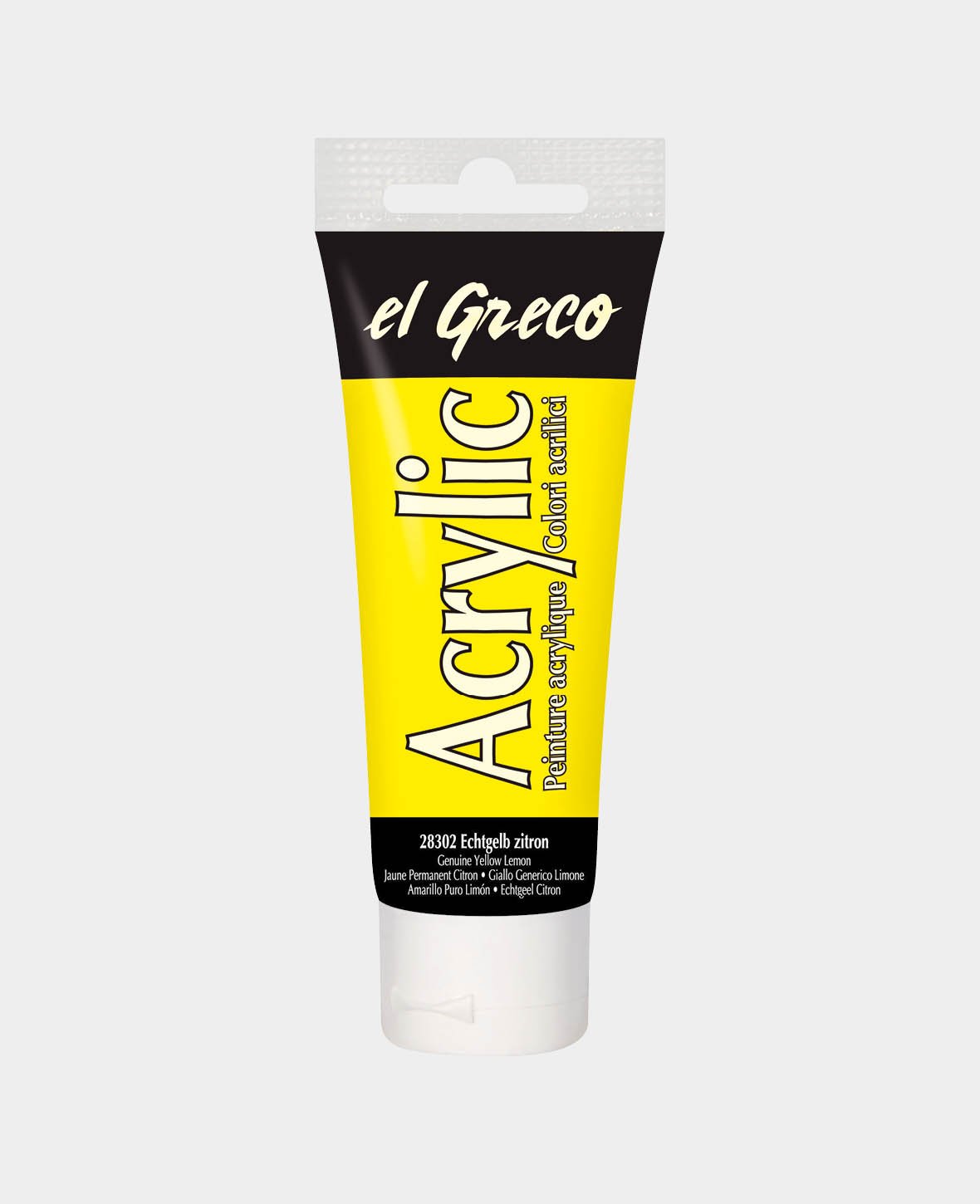 el Greco Acryl 75ml,Echtgelb zitron