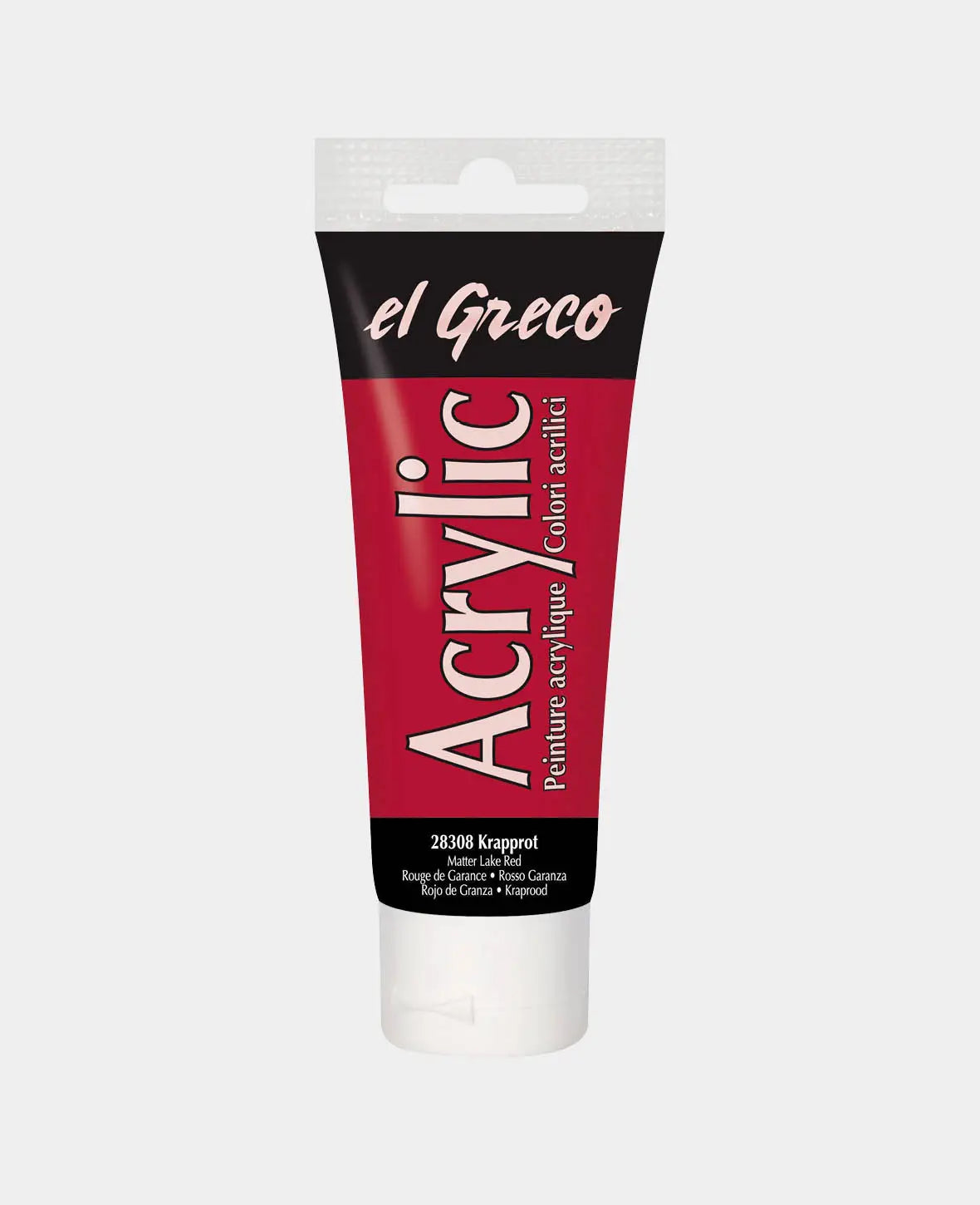 el Greco Acrylic 75ml, Madder Red