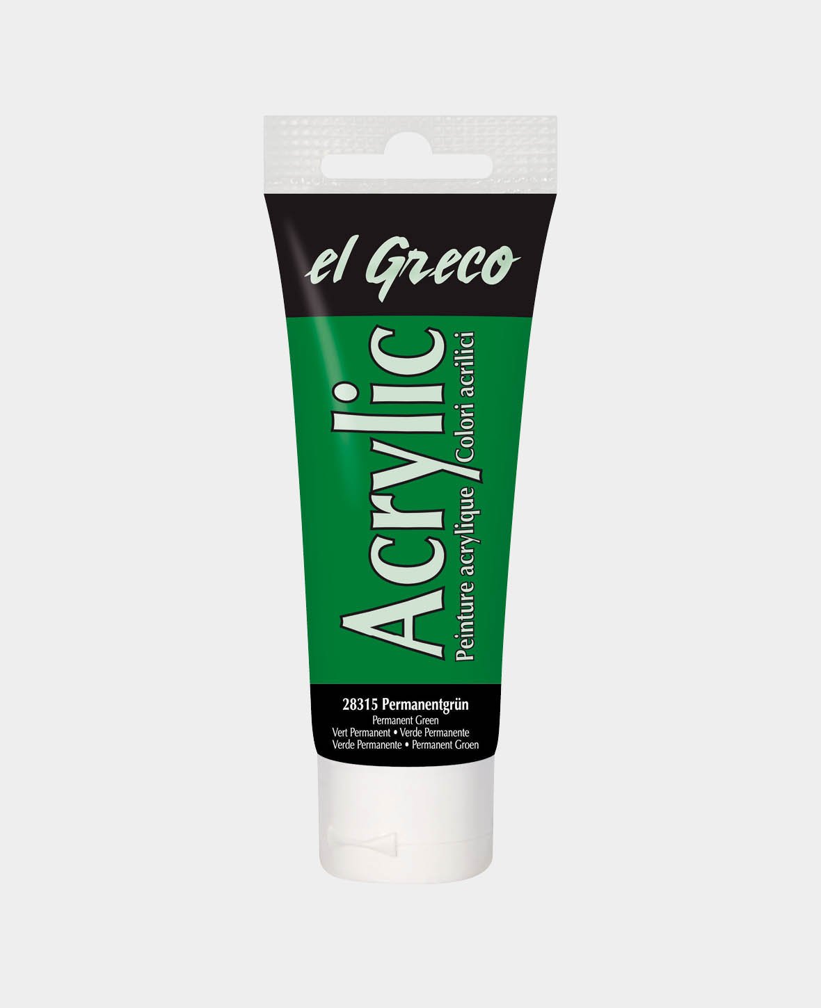 el Greco Acryl 75ml,Permanentgrün
