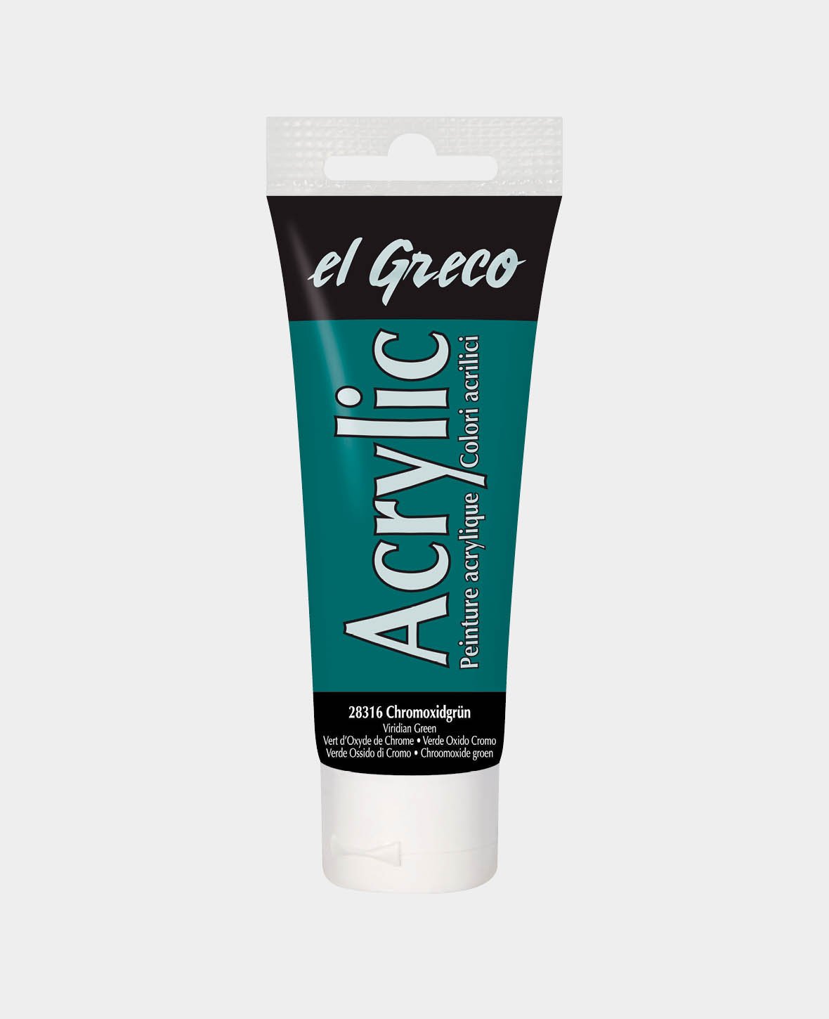 el Greco Acrylic 75ml, Chromium Oxide Green