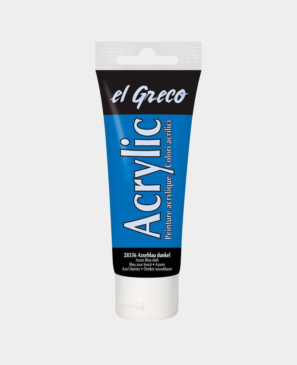 el Greco Acrylique 75ml, Bleu Azur Foncé