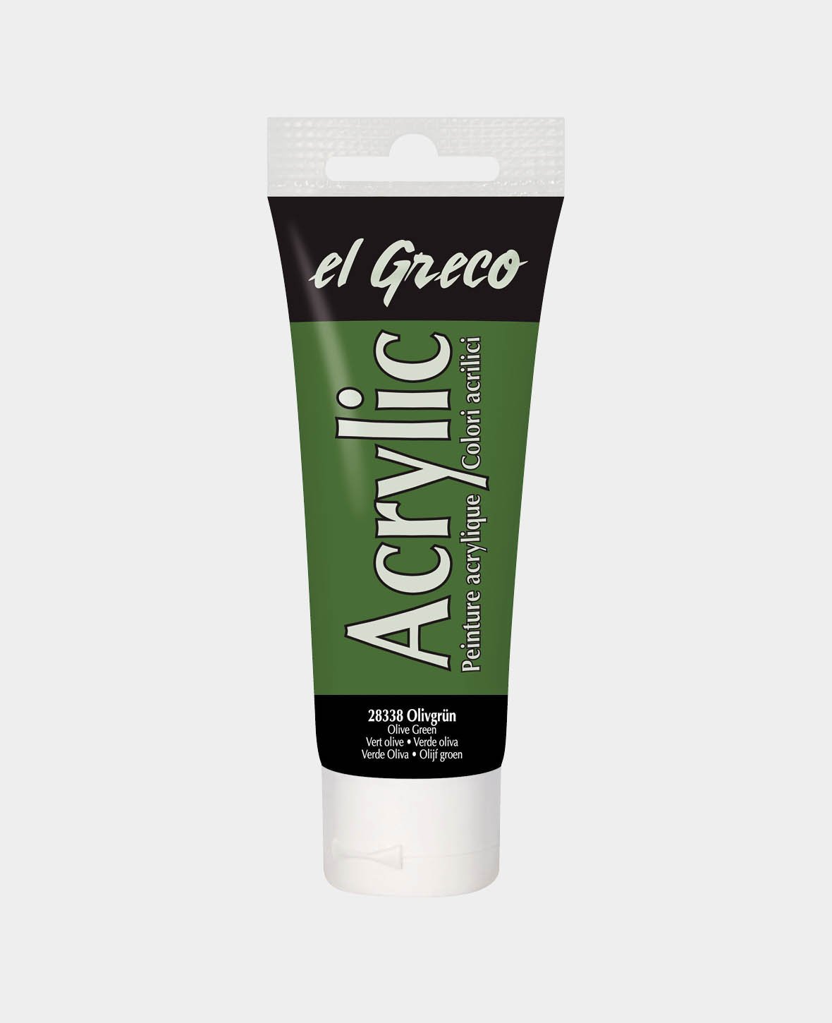 el Greco Acryl 75ml,Olivgrün