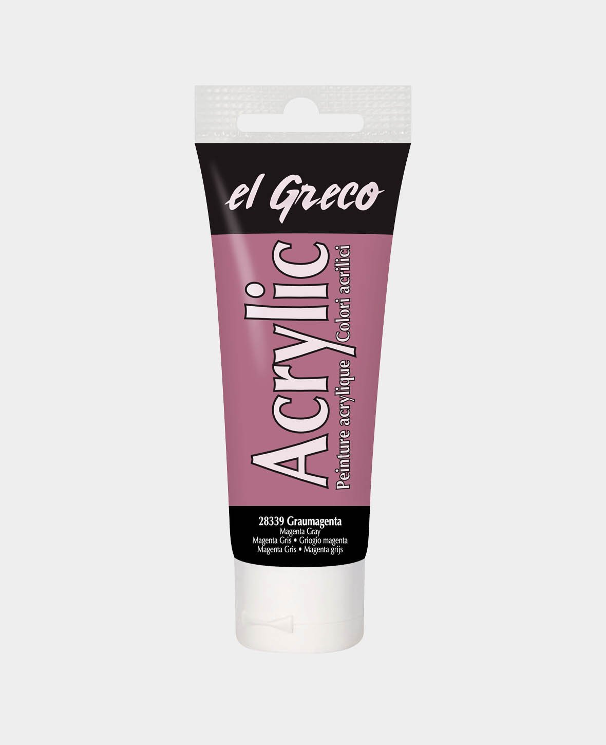 el Greco Acrylique 75ml, Gris magenta
