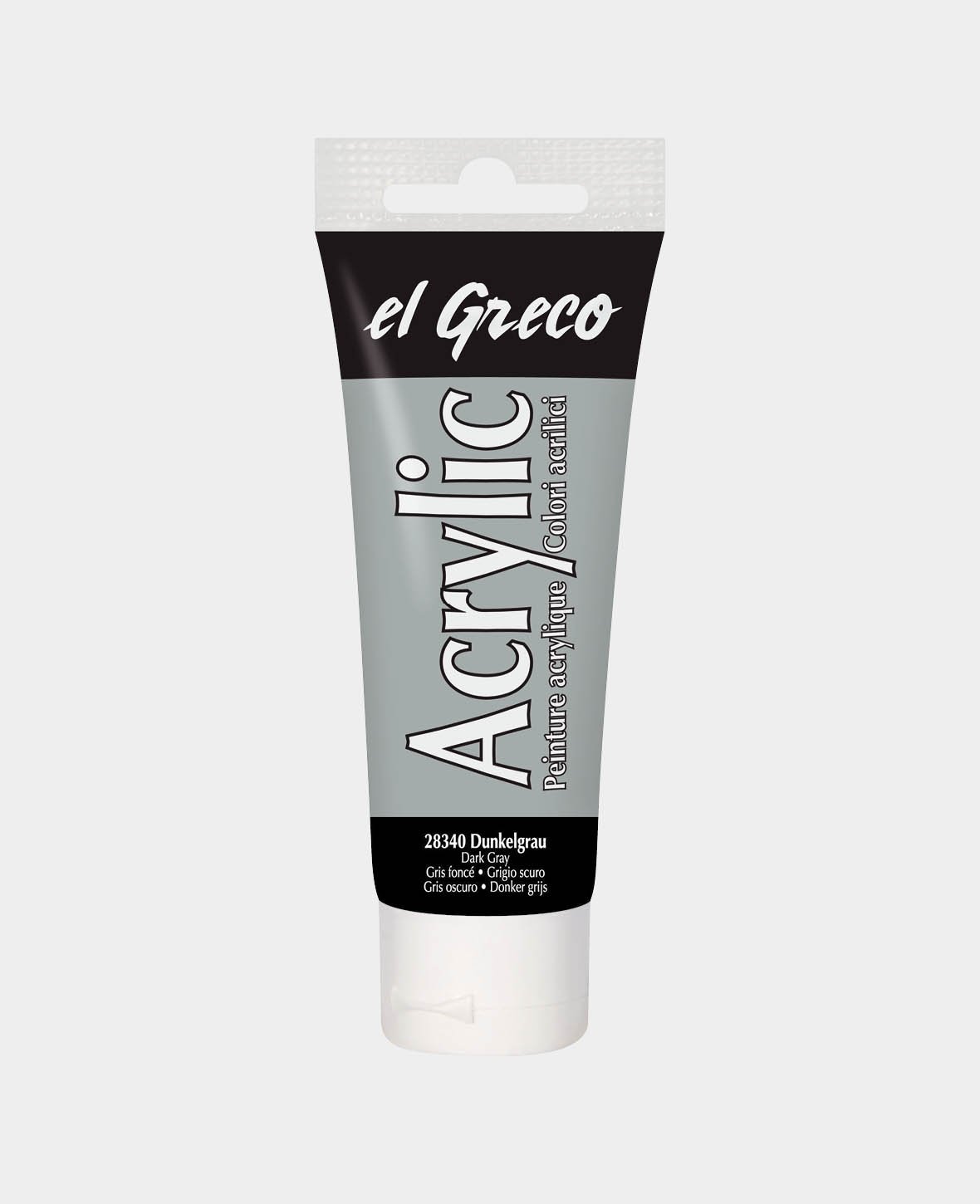 el Greco Acrylic 75ml, Dark Grey