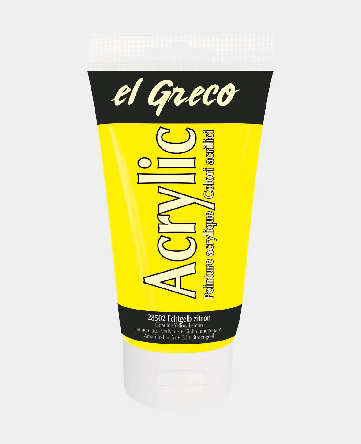 KREUL el Greco Acrylfarbe, Echtes Zitron, 150 ml