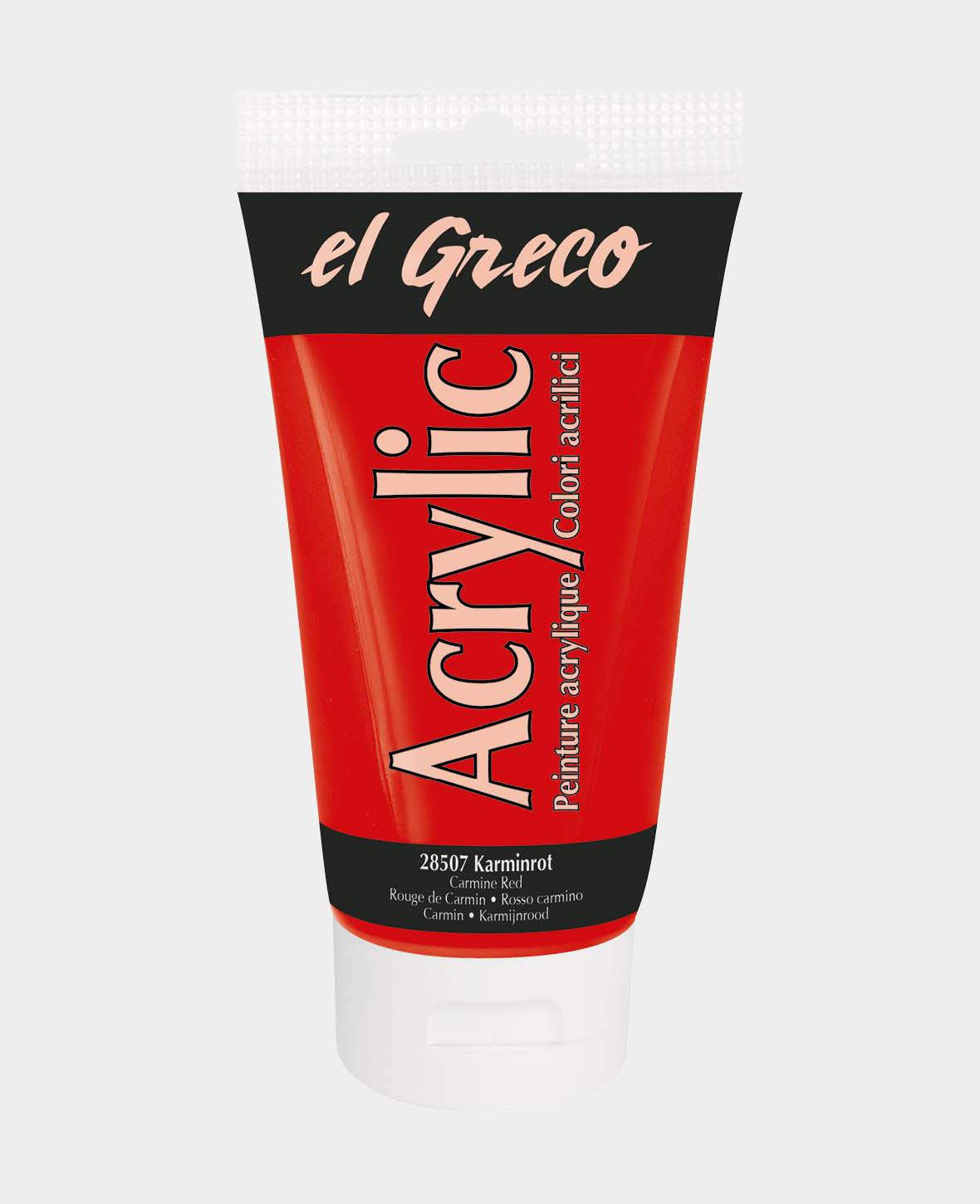 el Greco Acrylic 150ml, Carmine Red