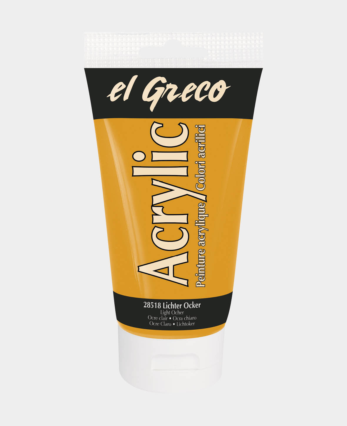el Greco Acrylic 150ml, Light Ochre