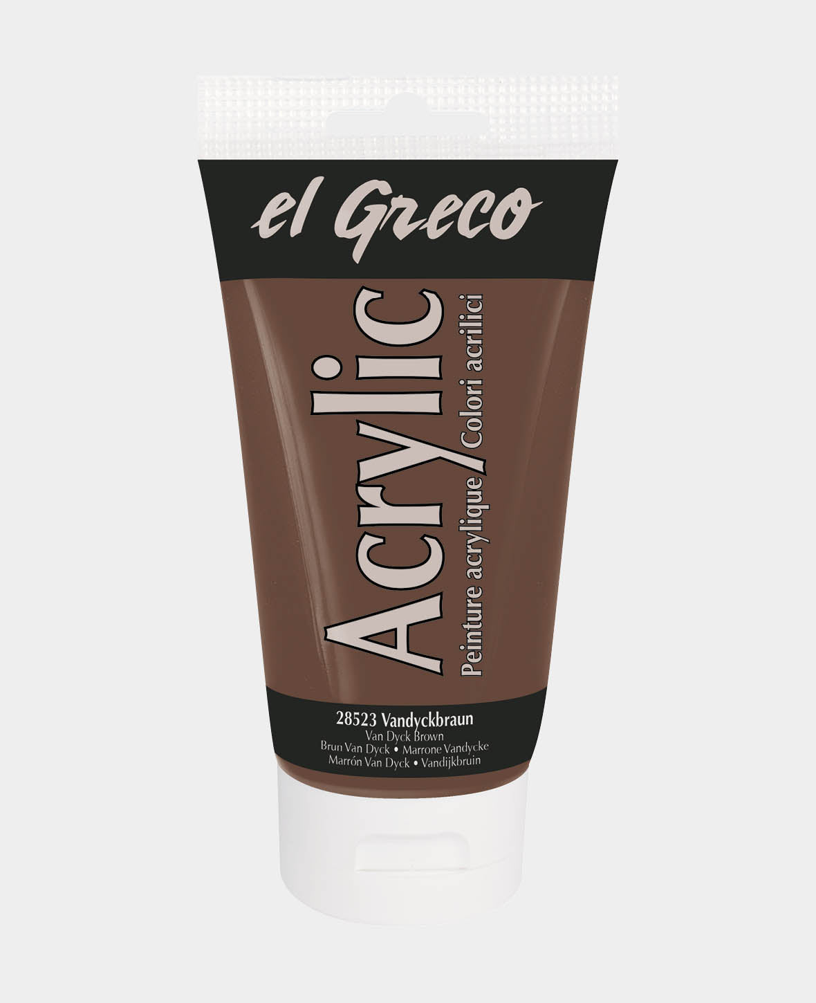 el Greco Acrylique 150ml, Brun Van Dyck